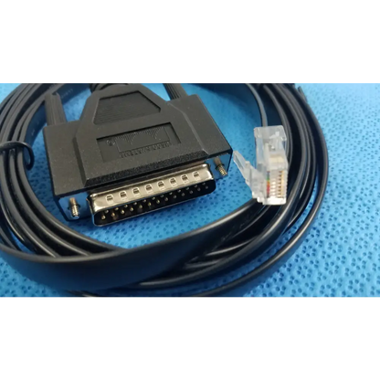 Cisco Systems 72-3663-01 Rev B1 Console Cable DB25 Male to RJ45 Serial Management - Lot of 2 - Console/Serial