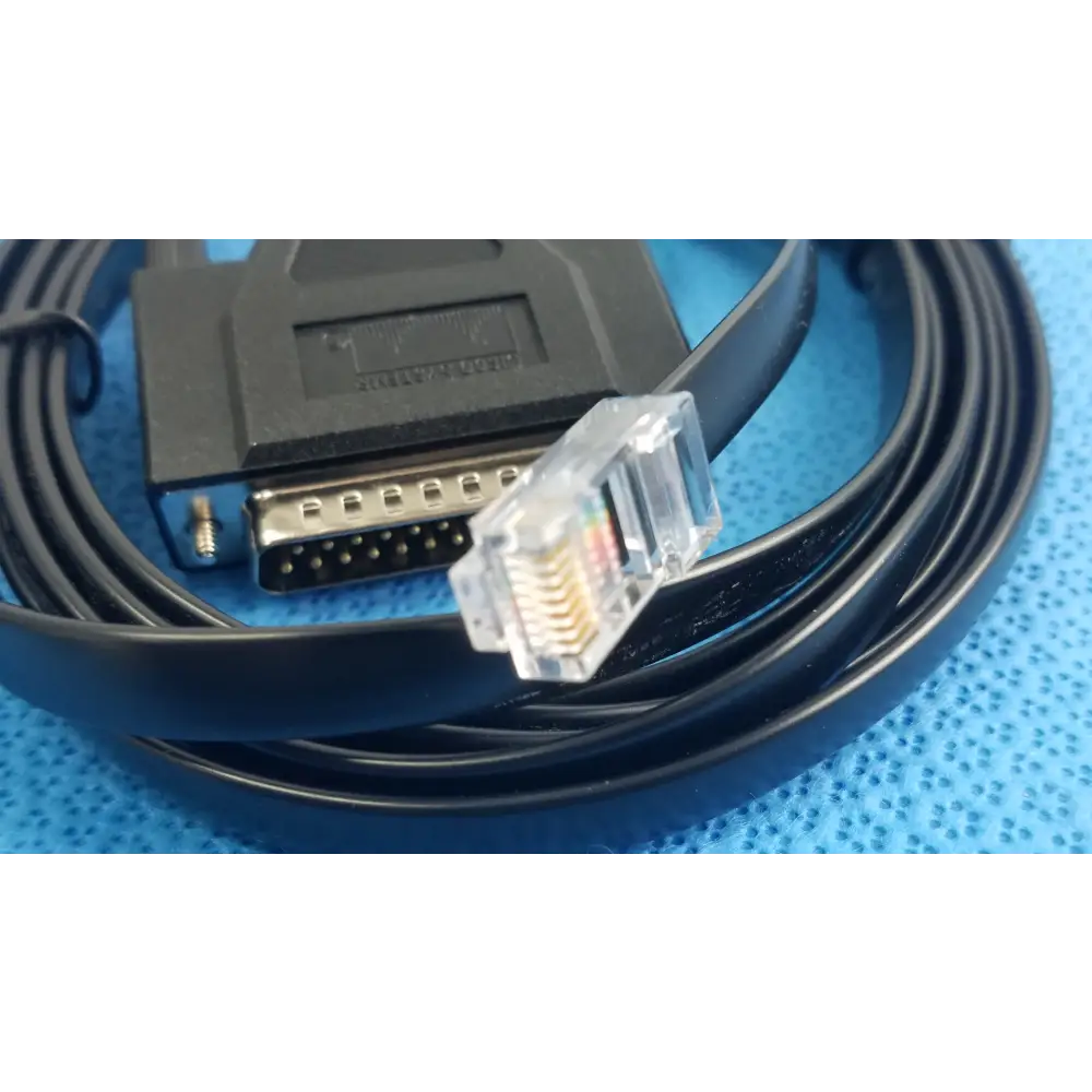 Cisco Systems 72-3663-01 Rev B1 Console Cable DB25 Male to RJ45 Serial Management - Lot of 2 - Console/Serial