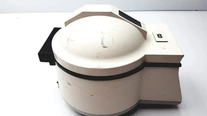Cream-colored clay adams becton dickinson sero-fuge 2001 centrifuge with black accents and rounded top
