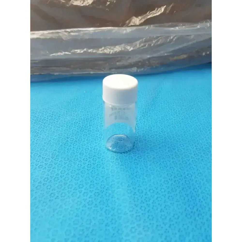 Clear PET Wide Mouth Packer Bottles with White Screw Top Cap - Lot of 64