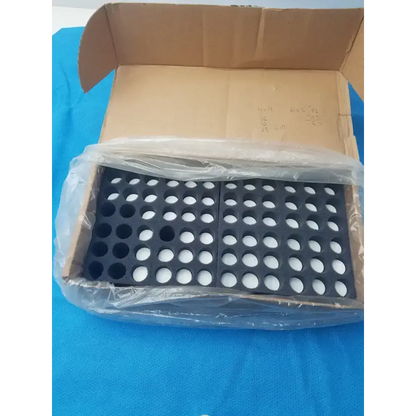 Clear PET Wide Mouth Packer Bottles with White Screw Top Cap - Lot of 64