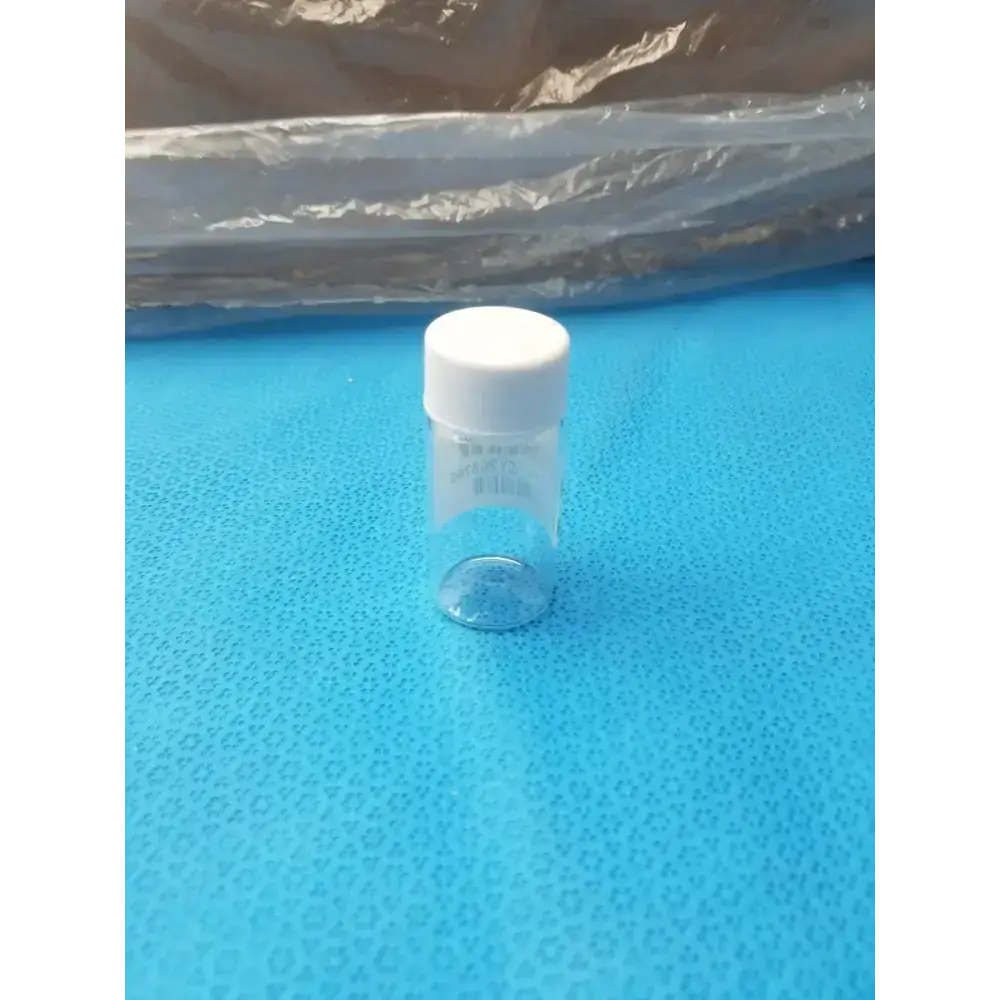 Clear PET Wide Mouth Packer Bottles with White Screw Top Cap - Lot of 64