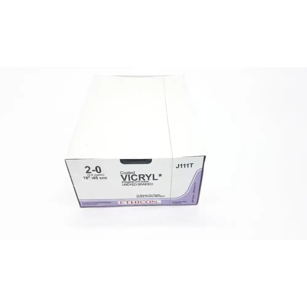 Coated Undyed Braided J111T 2-0 18’’ - Surgical Suture