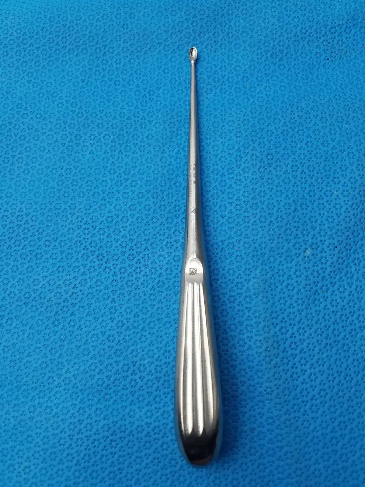 Codman 23-1045 Spratt Bone Curette Stainless Surgical Orthopedic - Size 16 - Instrument