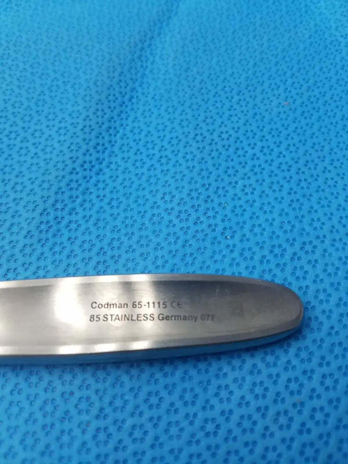 Codman 65-1115 Stainless Steel Curved Surgical Instrument