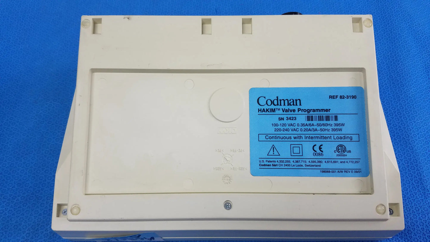 Codman Hakim Valve Programmer Ref 82-3190