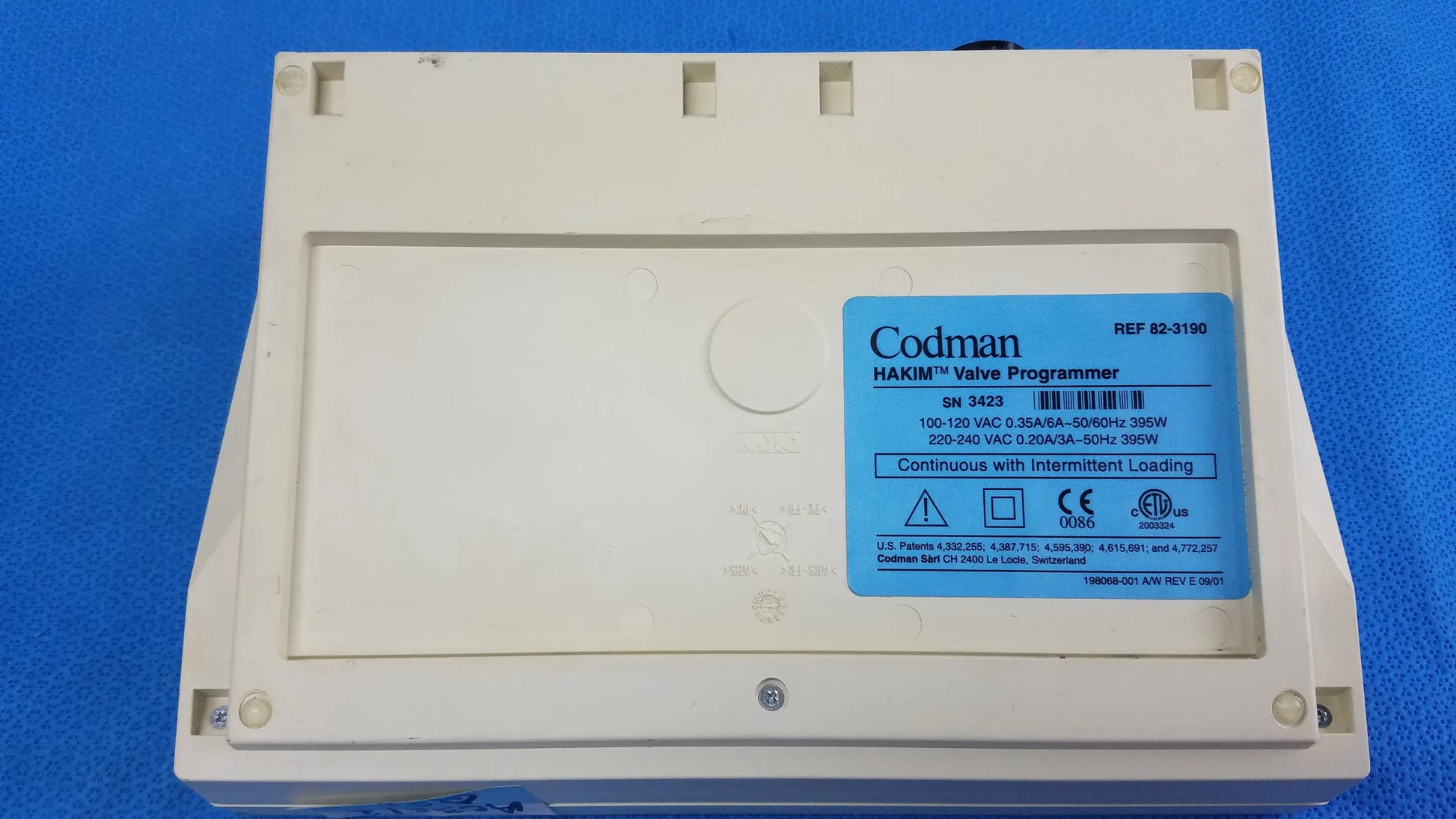 Codman Hakim Valve Programmer Ref 82-3190
