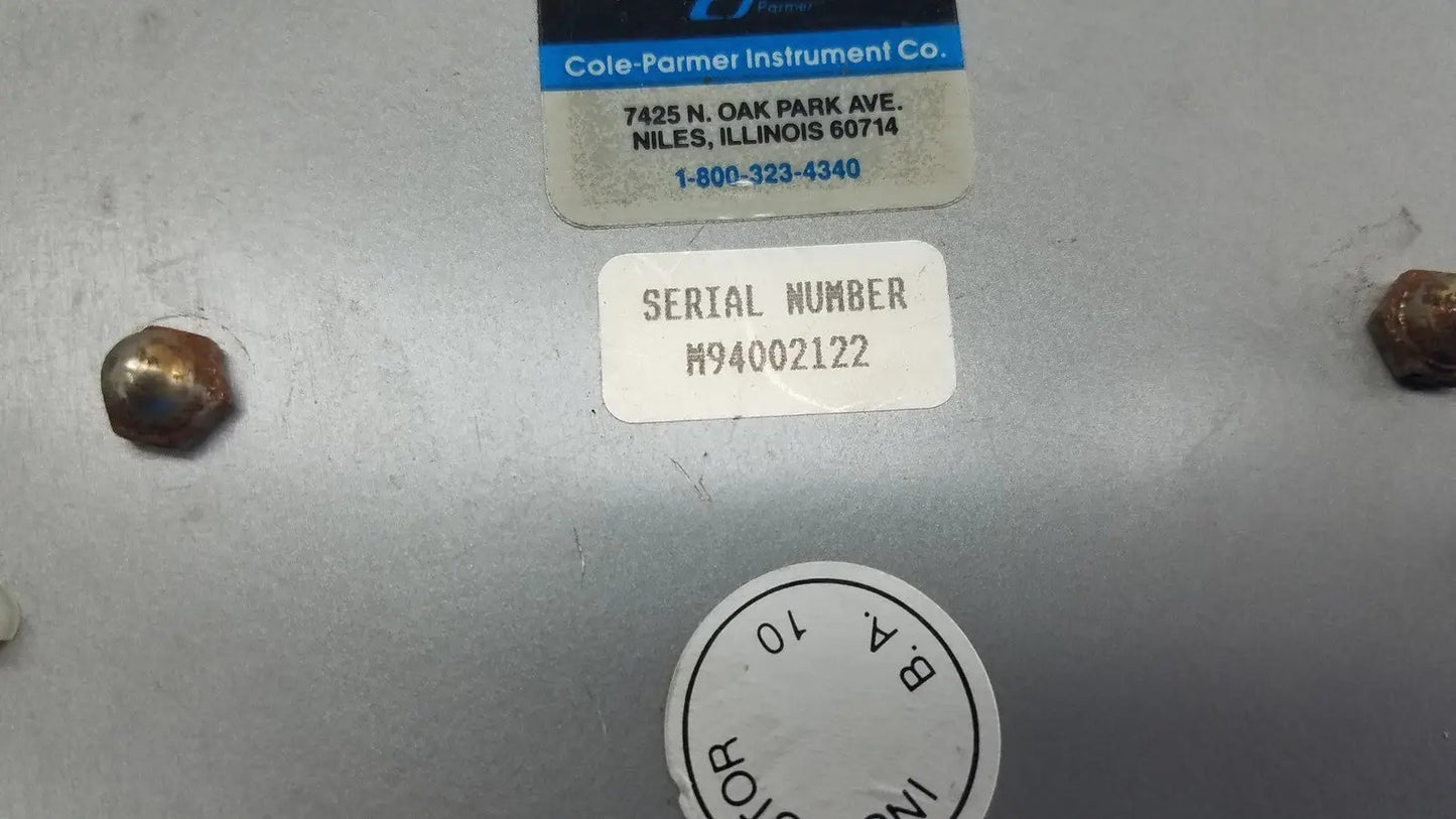 Cole-Parmer Masterflex 7553-71 Speed Controller 115 VAC 90VDC Output
