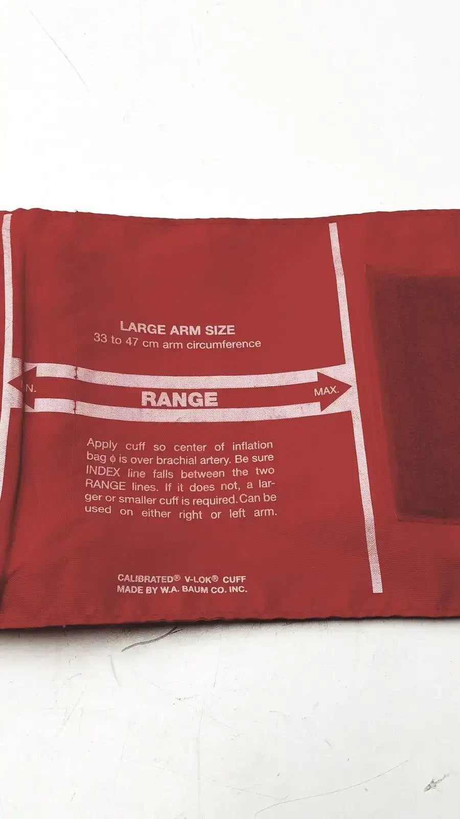Colin An Omron Compatible Index Line V-Lok Cuff Large Arm Size - Blood Pressure