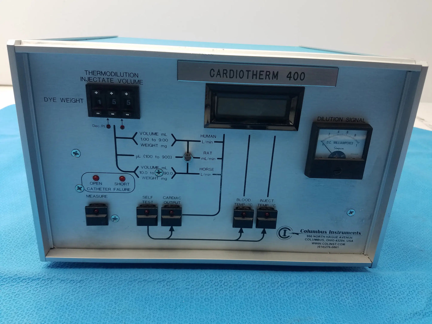 Columbus Instruments Cardiotherm 400R - Temperature Controller / Thermal Regulator
