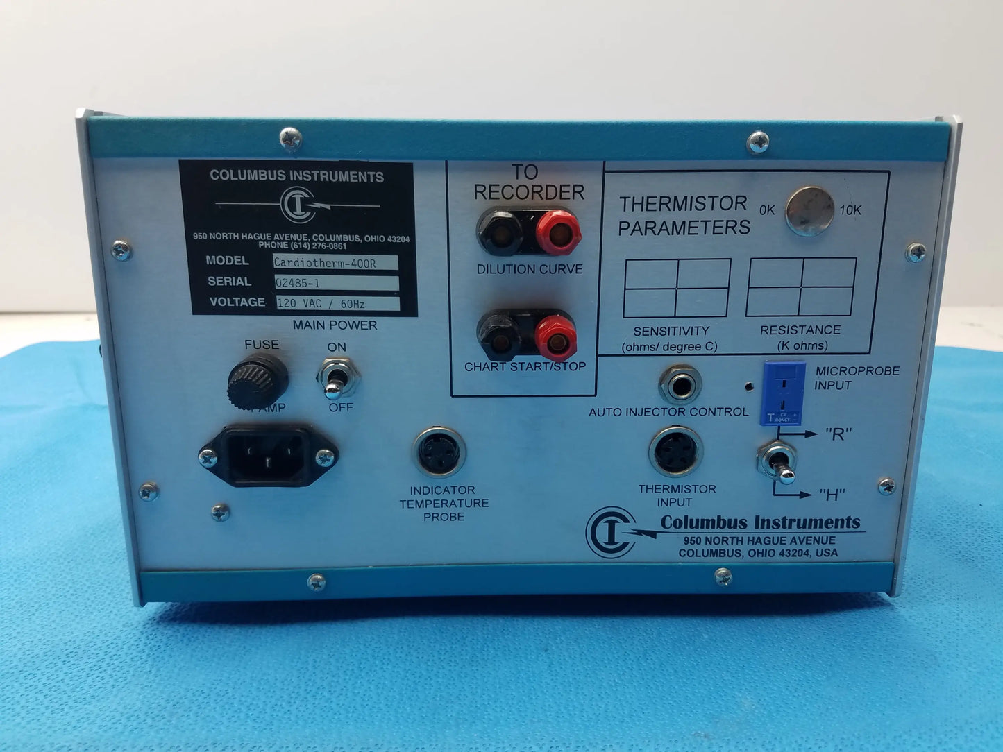 Columbus Instruments Cardiotherm 400R - Temperature Controller / Thermal Regulator