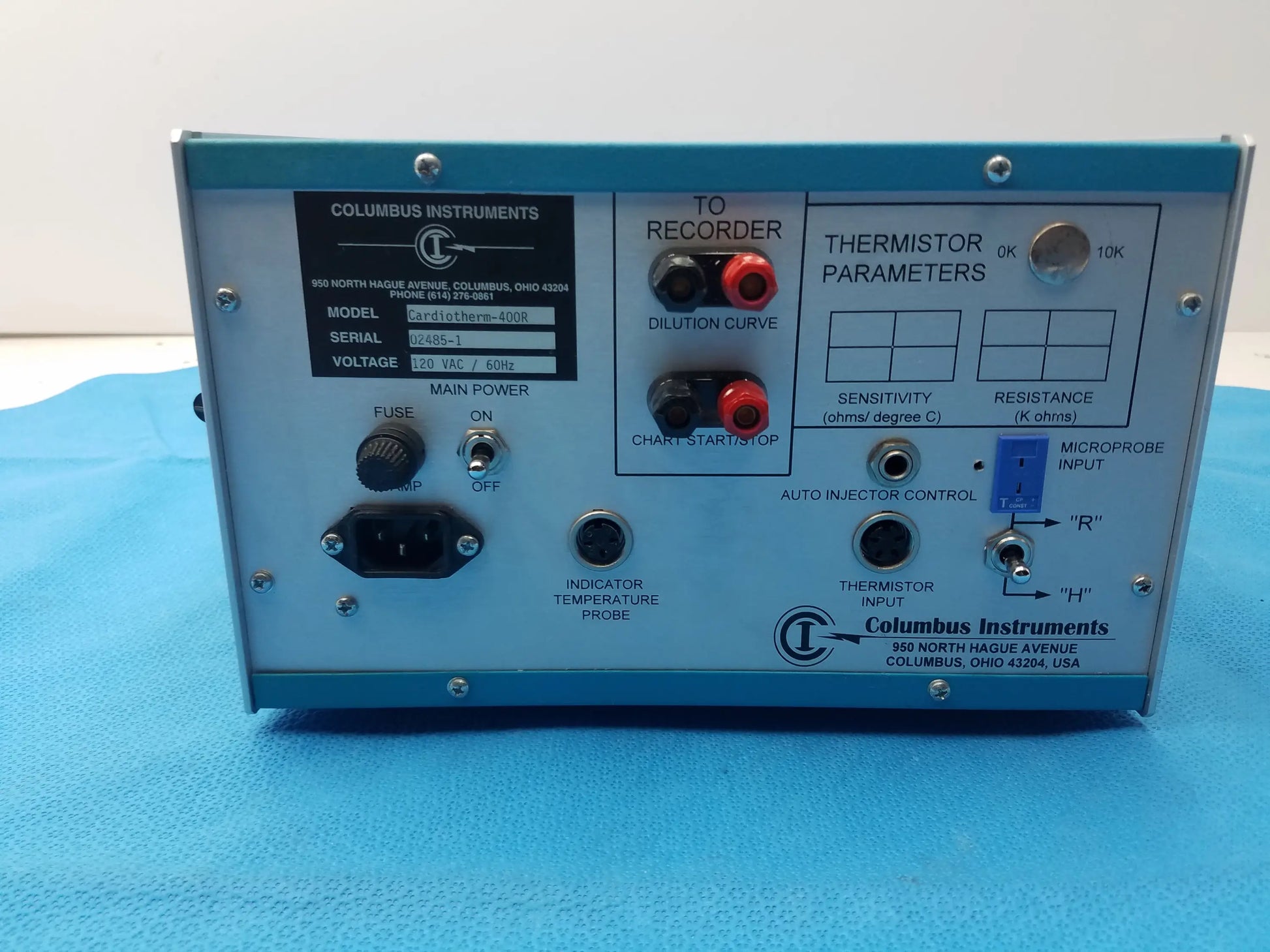 Columbus Instruments Cardiotherm 400R - Temperature Controller / Thermal Regulator