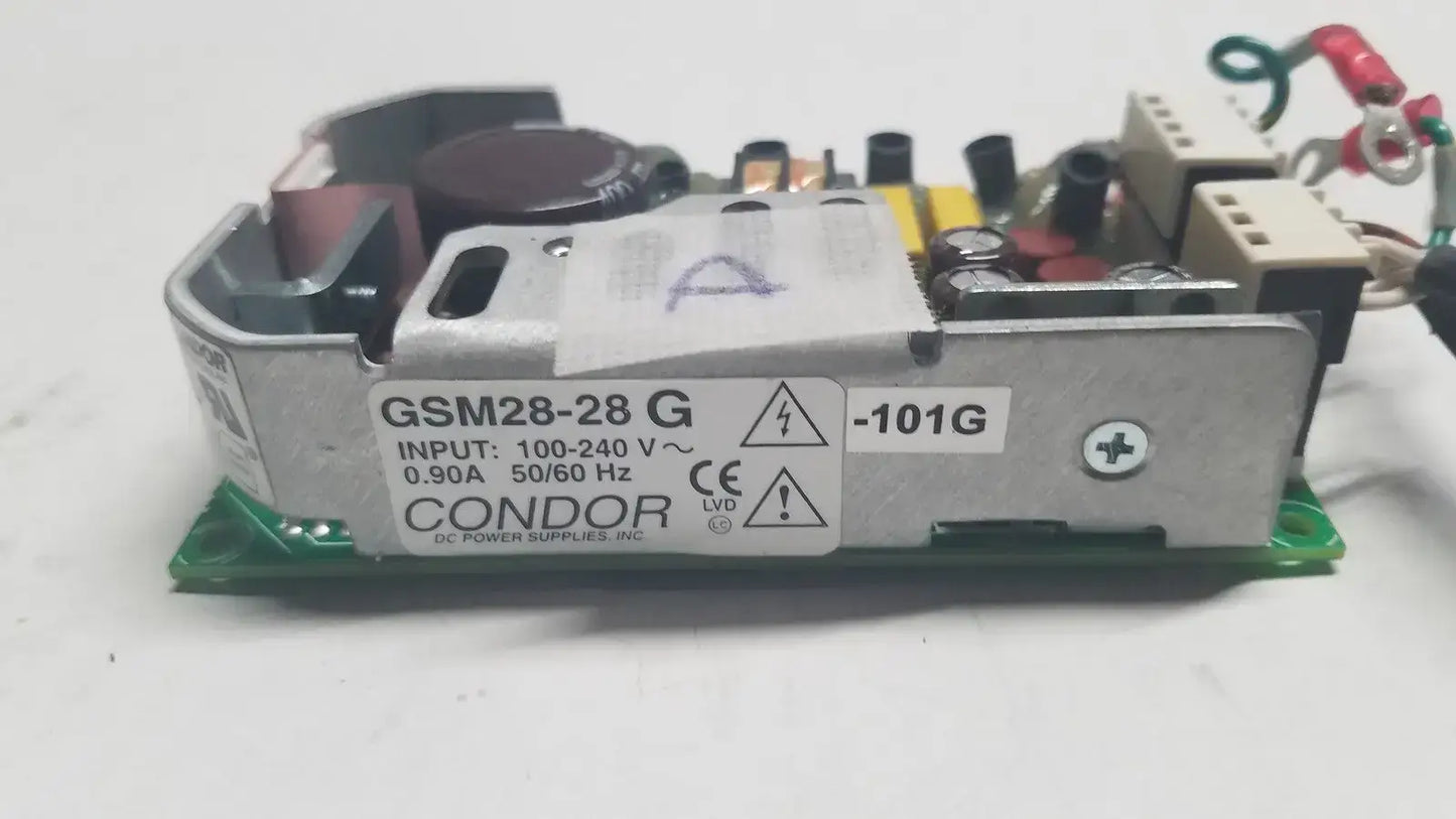 Condor 28 Volt 0.90 Amp DC Power Supply Model: GSM28-28G 100-240VAC Input