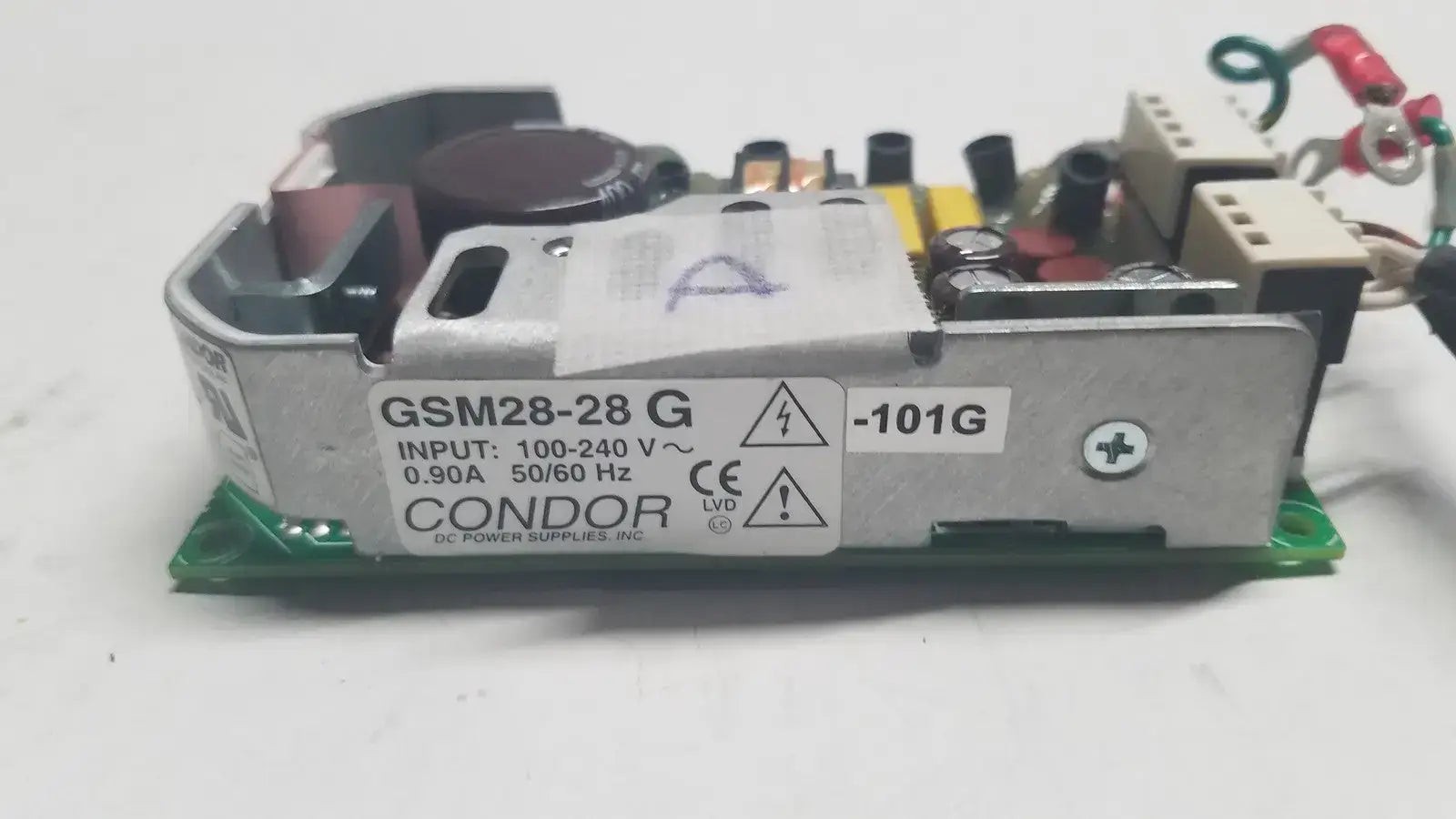 Condor 28 Volt 0.90 Amp DC Power Supply Model: GSM28-28G 100-240VAC Input