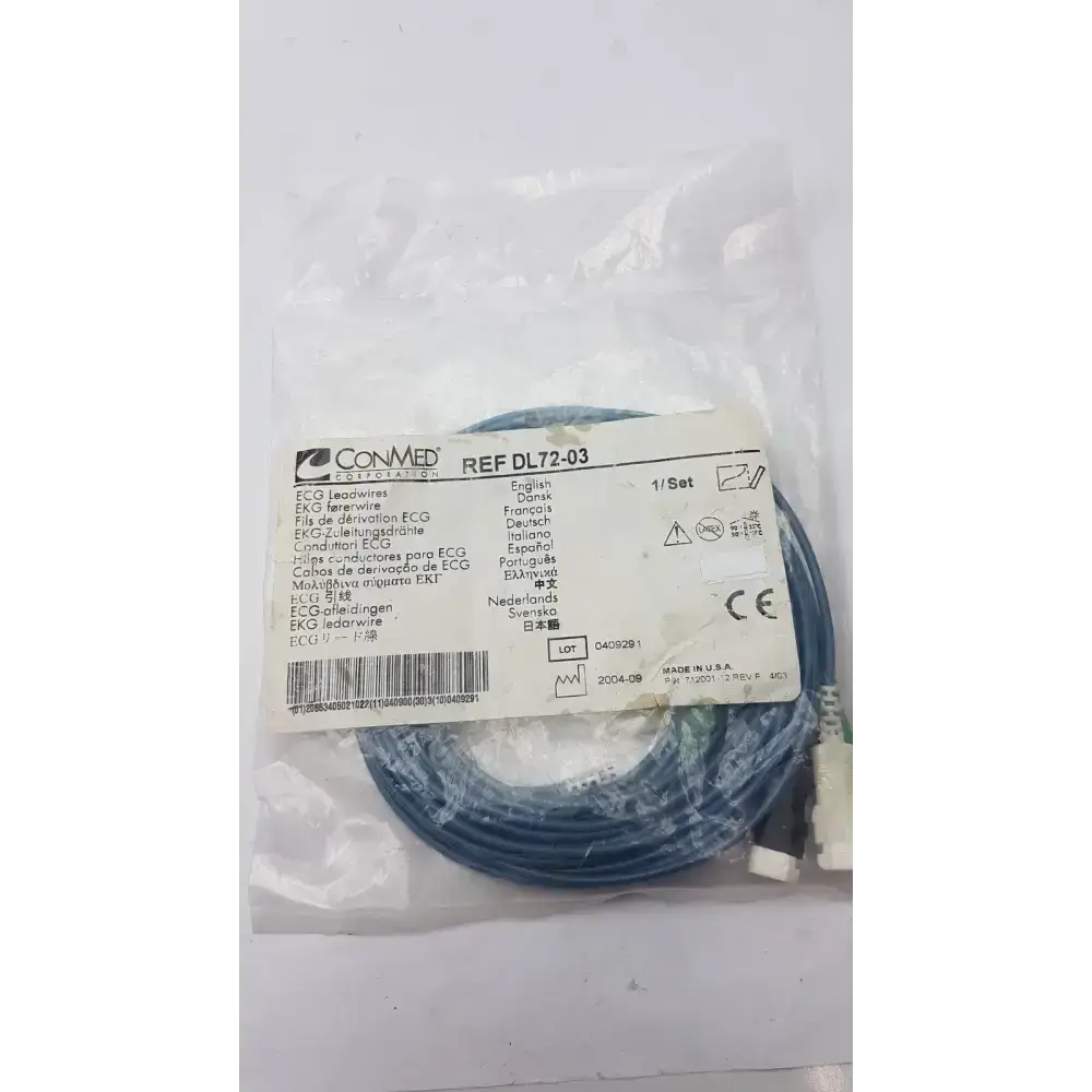 Conmed DL72-03 ECG Leadwire