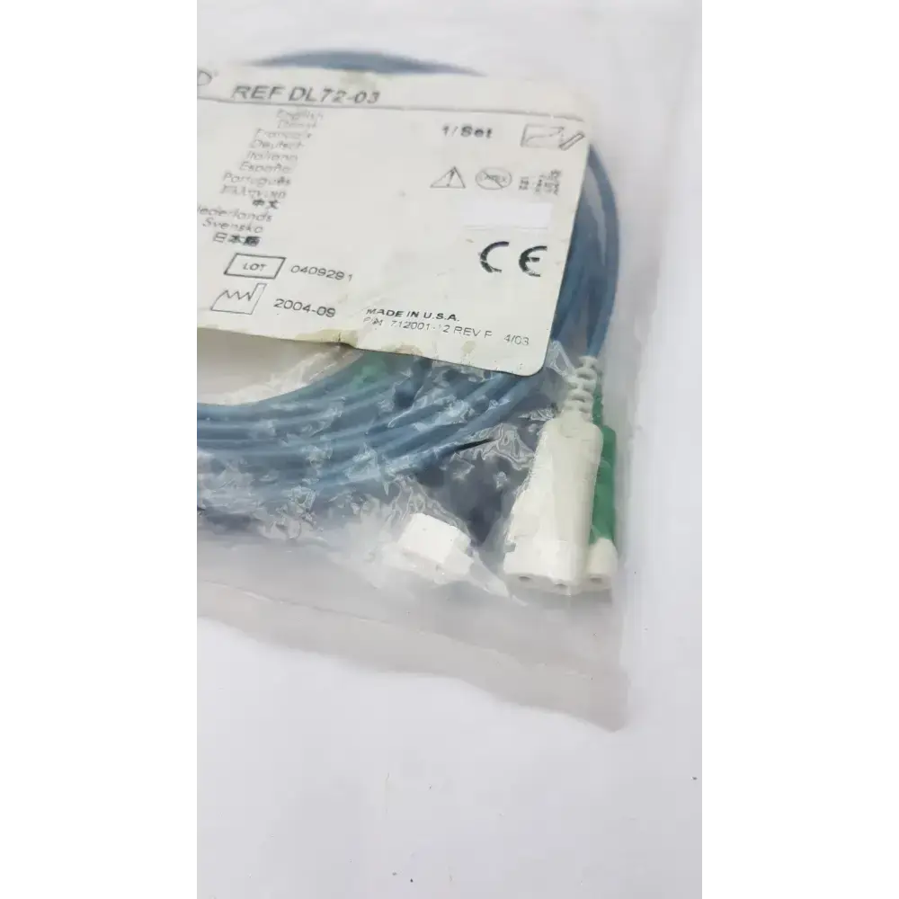 Conmed DL72-03 ECG Leadwire