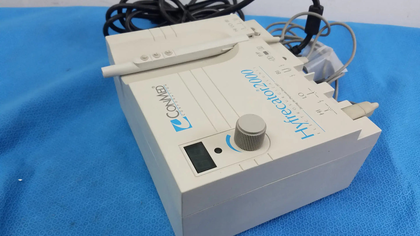 ConMed Hyfrecator 2000 Electrosurgical Unit With Accessories