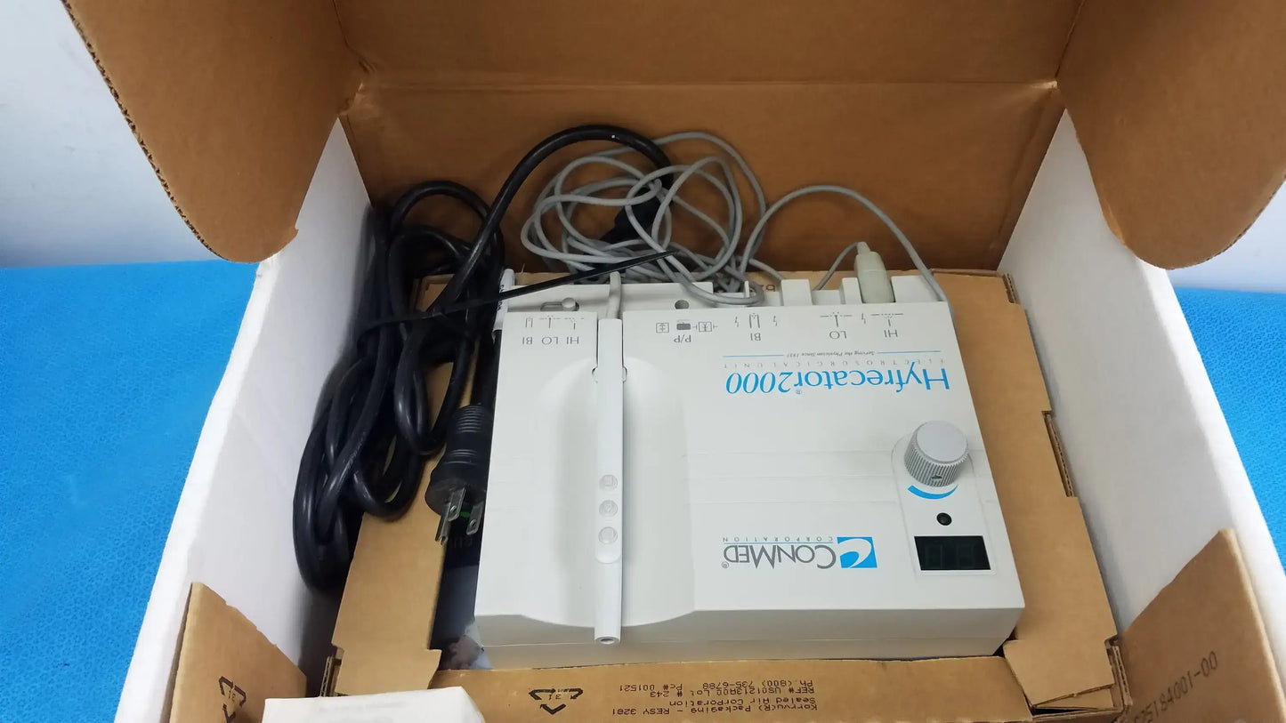 ConMed Hyfrecator 2000 Electrosurgical Unit With Accessories
