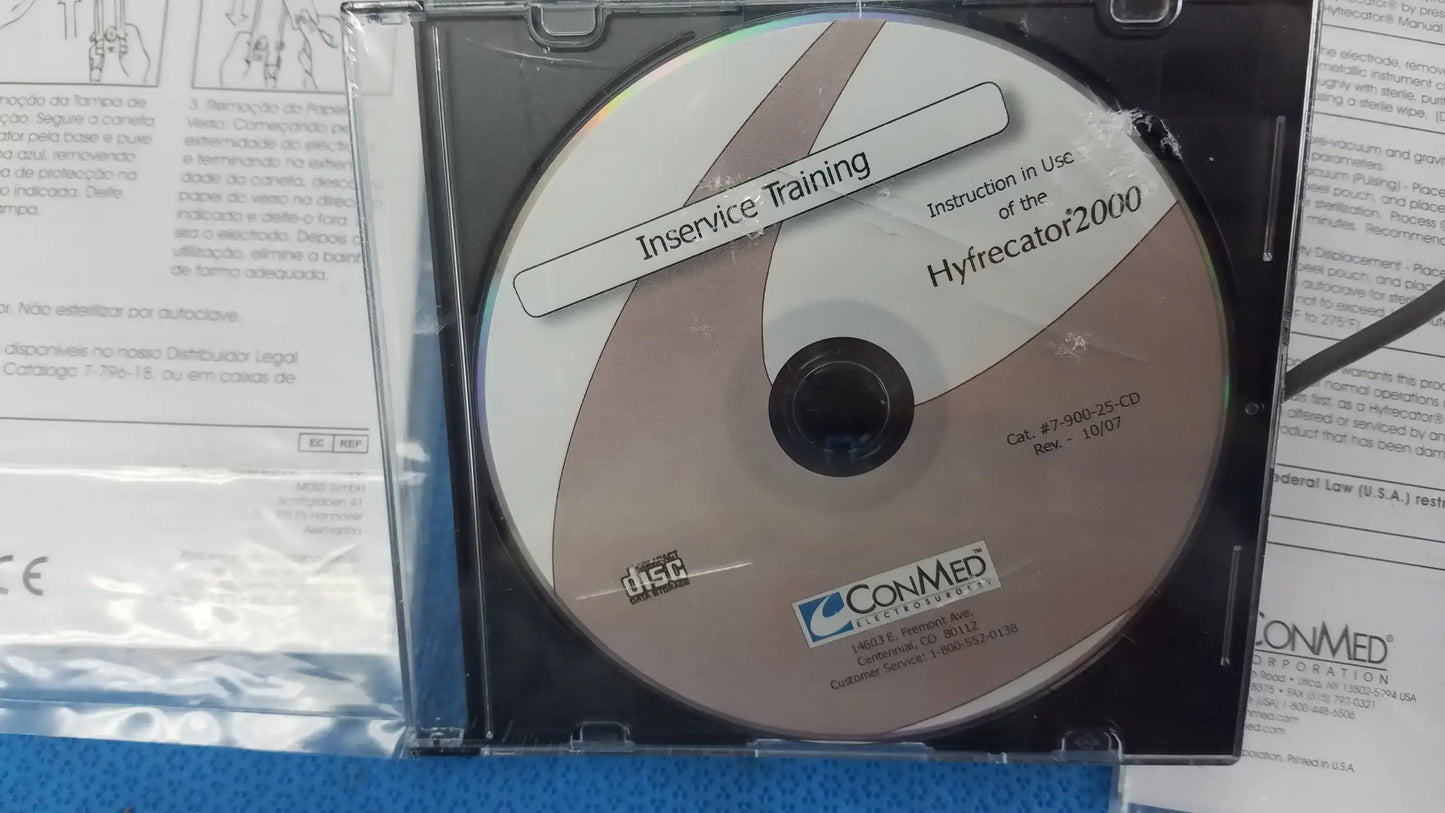 ConMed Hyfrecator 2000 Electrosurgical Unit With Accessories