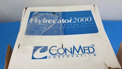 ConMed Hyfrecator 2000 Electrosurgical Unit With Accessories