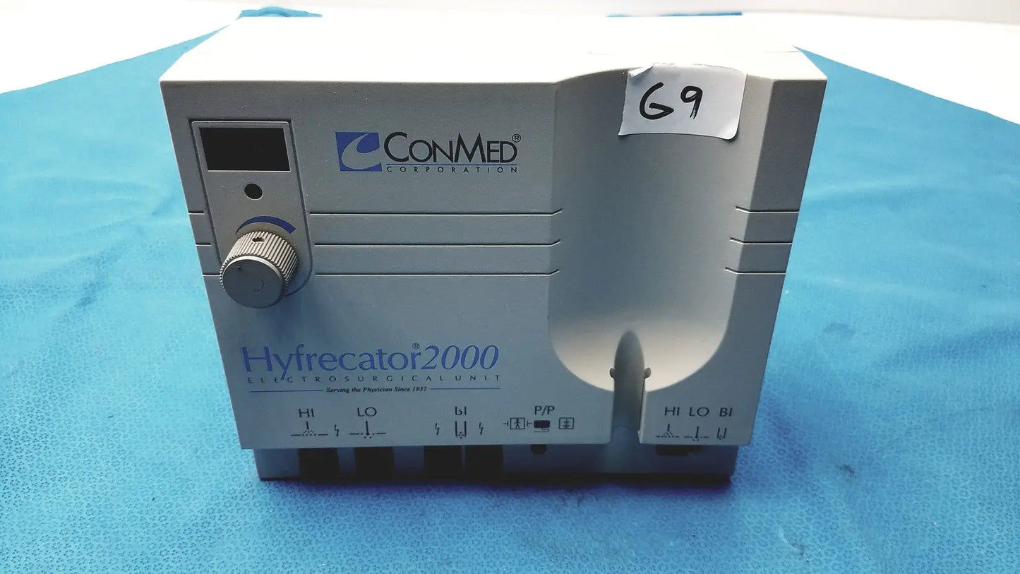 Conmed Hyfrecator 2000 High Frequency Control System