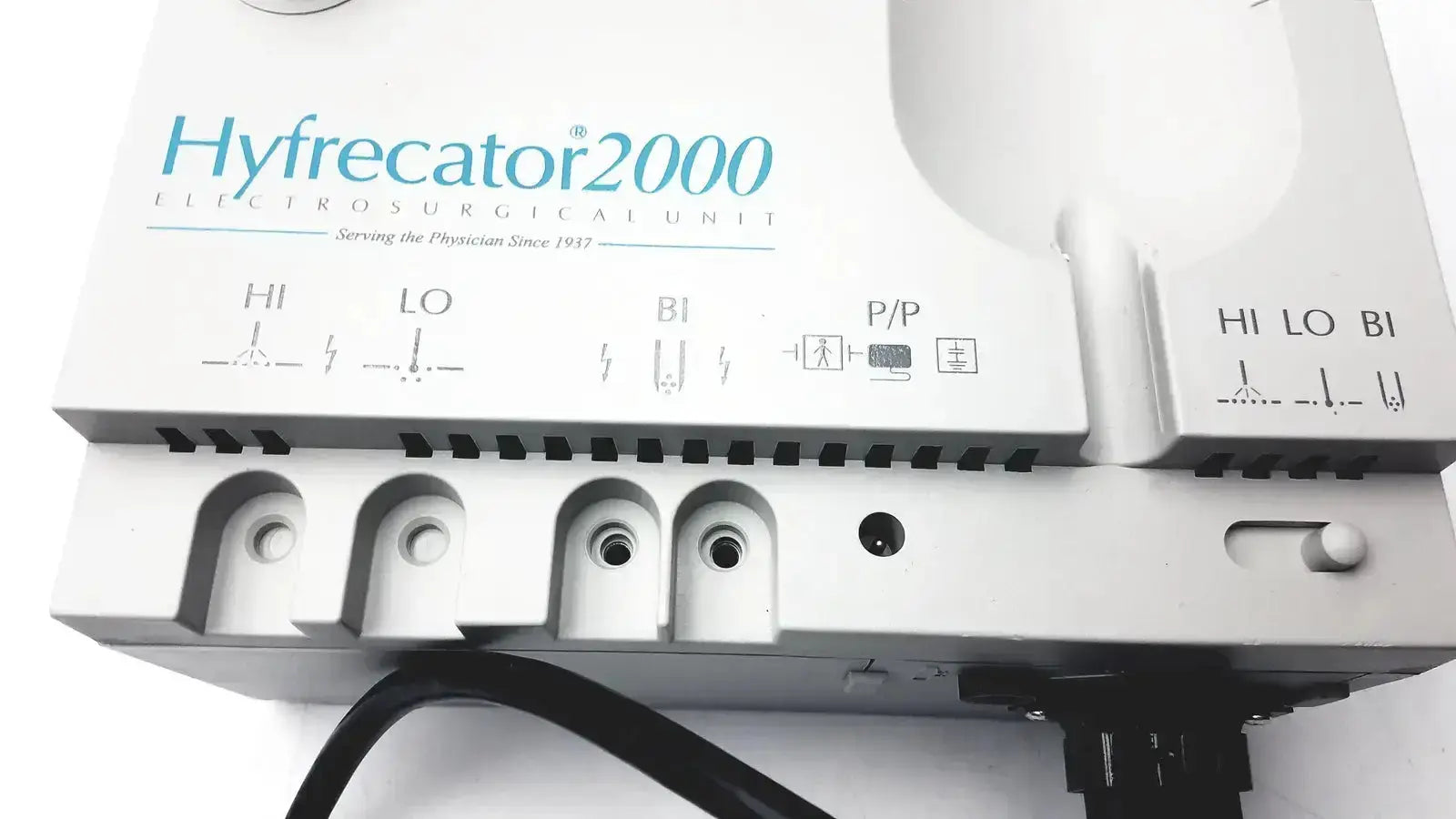 Conmed hyfrecator 2000 model 7-900-115 white electro surgical unit with teal control buttons used medical equipment for sale