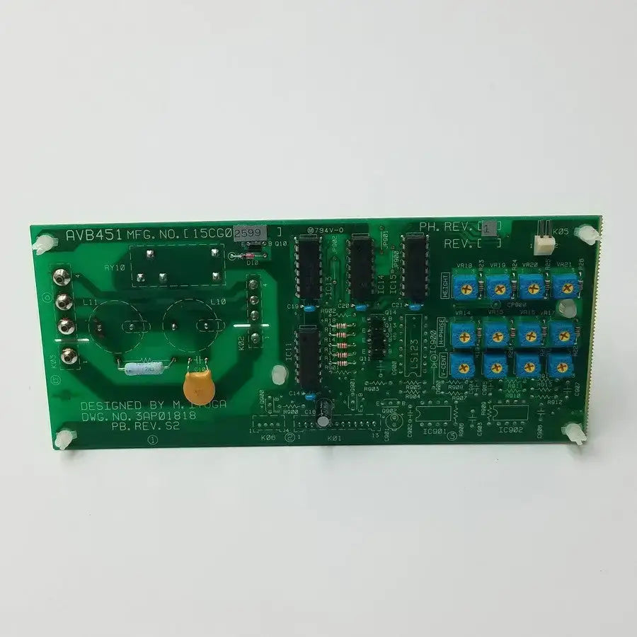 Control Board DWG NO 3AP01818 PB Rev S2 AVB451 MFG No 15CG02599