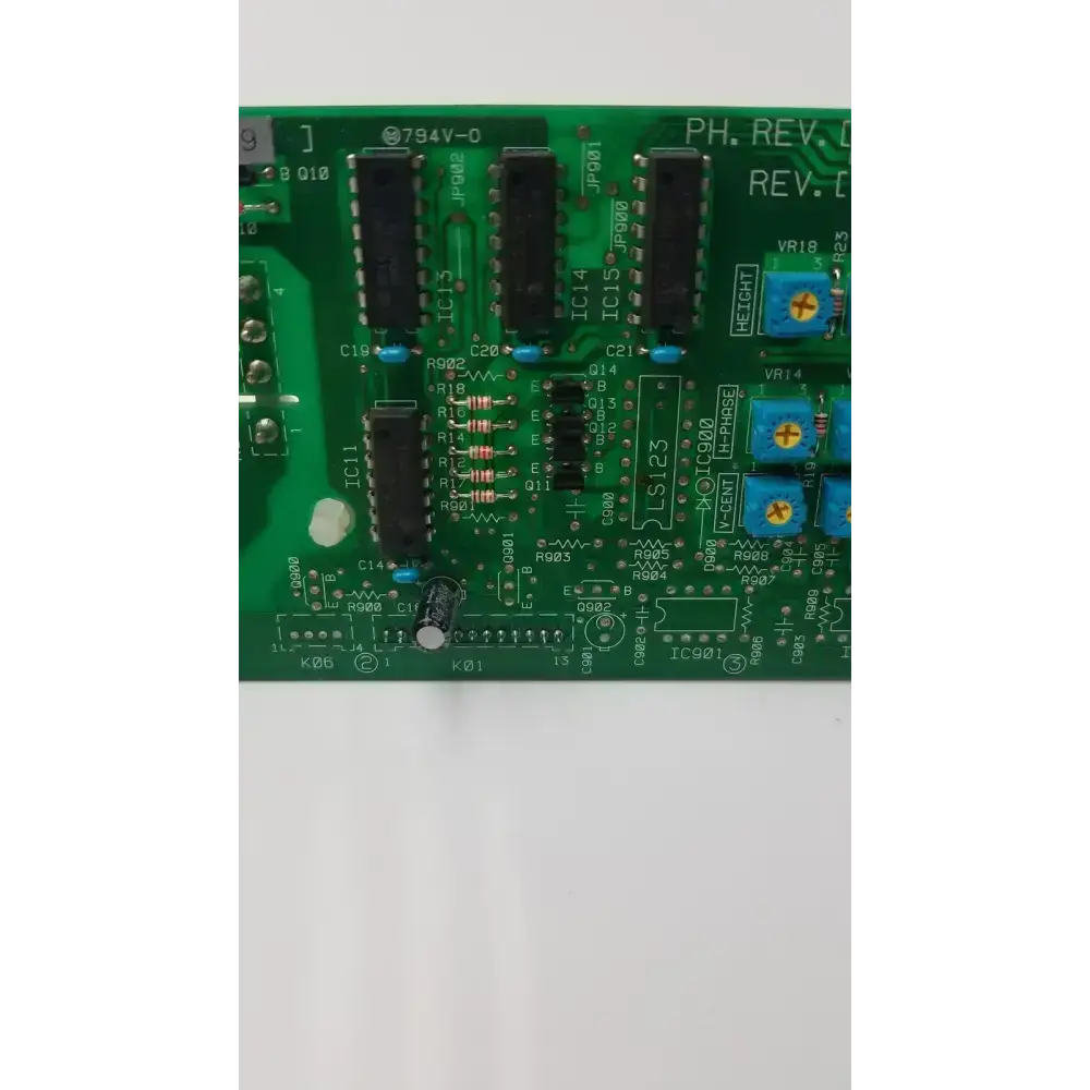Control Board DWG NO 3AP01818 PB Rev S2 AVB451 MFG No 15CG02599