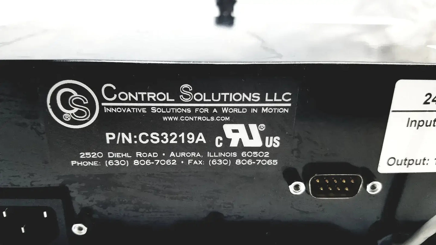 Control Solution CS3219A 24V Battery Charger 1028-010-859 Rev D