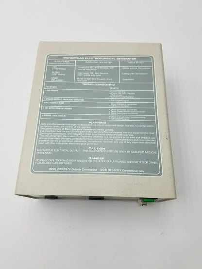 CooperSurgical LEEP System 6000 Electrosurgical Generator Model 6000-1 120V