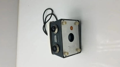 Corning pc-351 laboratory hot plate stirrer with black and silver dual-lens camera and coiled black cable attached