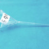 Corning Pyrex 6160-65 Fluted Funnel 65 mm 60° Long Stem Lab Glassware