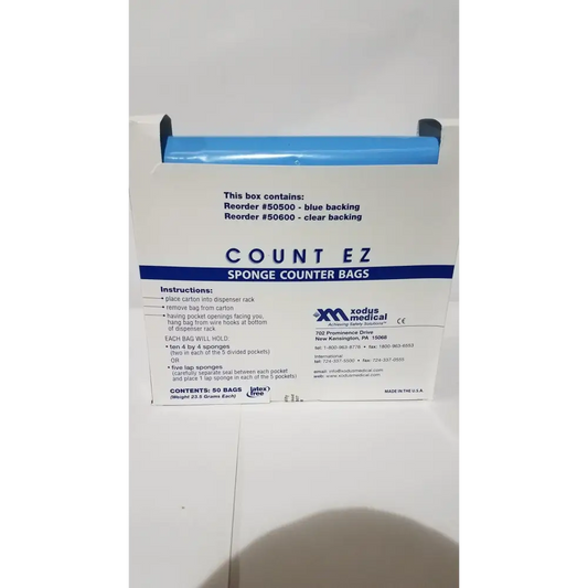 Count EZ Sponge Counter Bags 50500 – Surgical Sterile Disposable