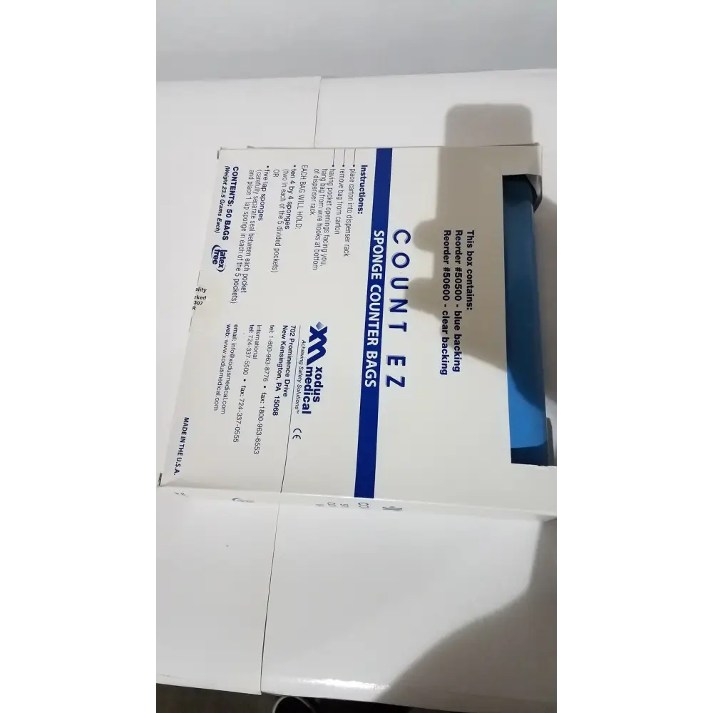 Count EZ Sponge Counter Bags 50500 – Surgical Sterile Disposable