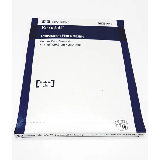 Covidien 6648Kendall Transparent Film Dressing 8’’X10’’ - 10/BX Exp. 2025