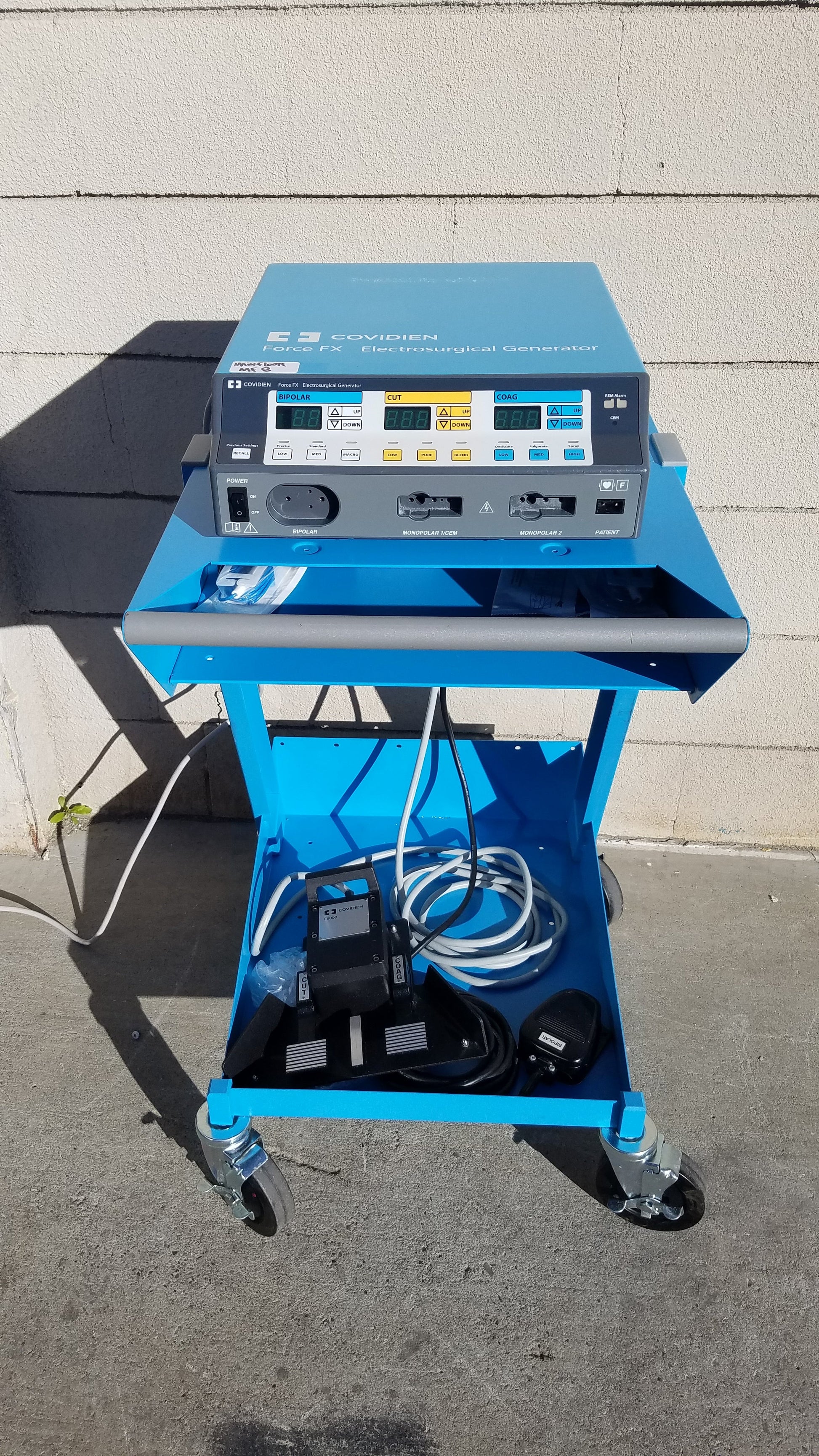 Covidien Force FX-C Electrosurgical Generator ESU With E6008 and Trolley - (ESU)