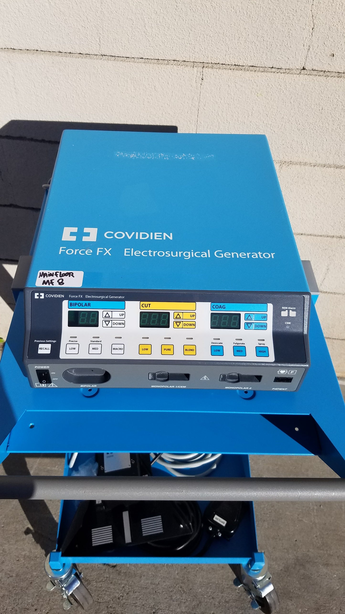 Covidien Force FX-C Electrosurgical Generator ESU With E6008 and Trolley - (ESU)