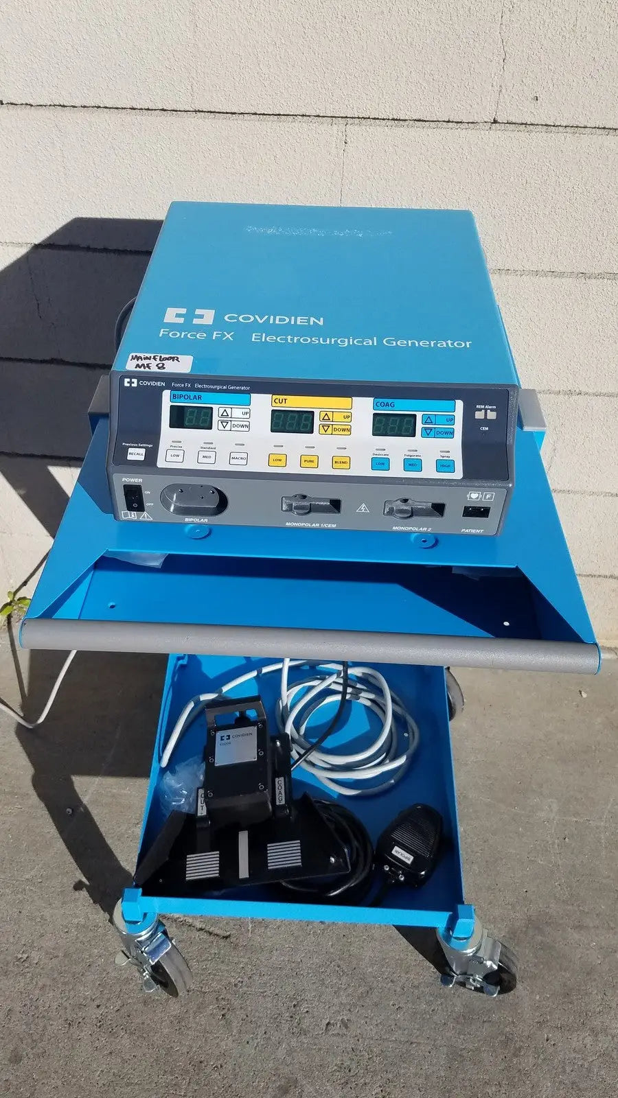 Covidien Force FX-C Electrosurgical Generator ESU With E6008 and Trolley