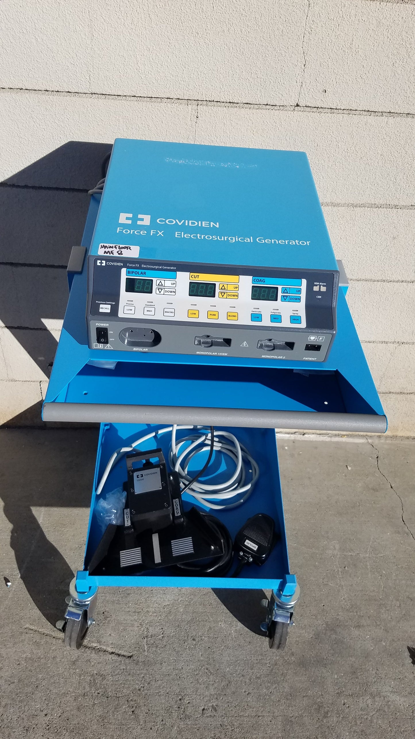 Covidien Force FX-C Electrosurgical Generator ESU With E6008 and Trolley - (ESU)