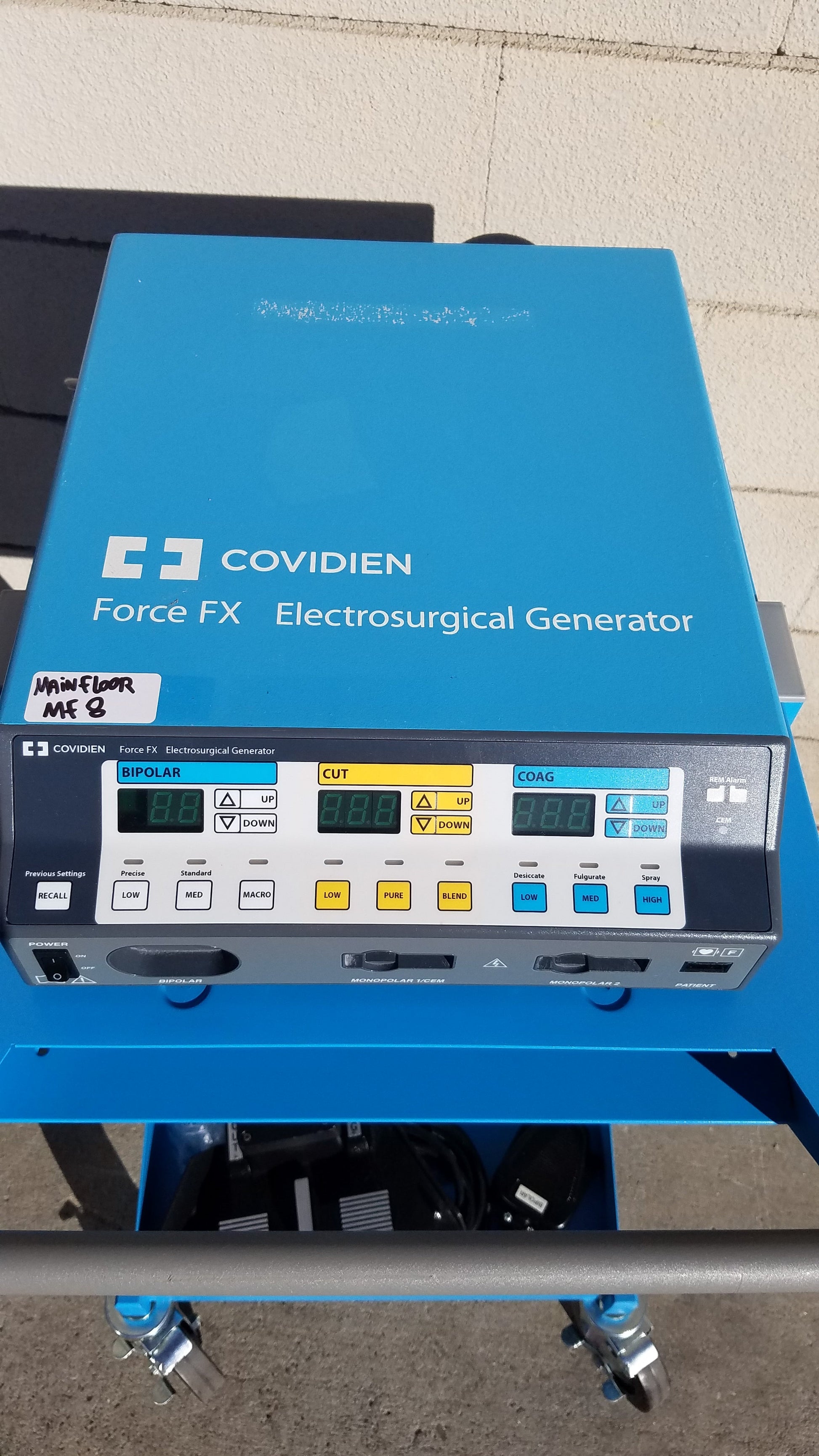 Covidien Force FX-C Electrosurgical Generator ESU With E6008 and Trolley - (ESU)