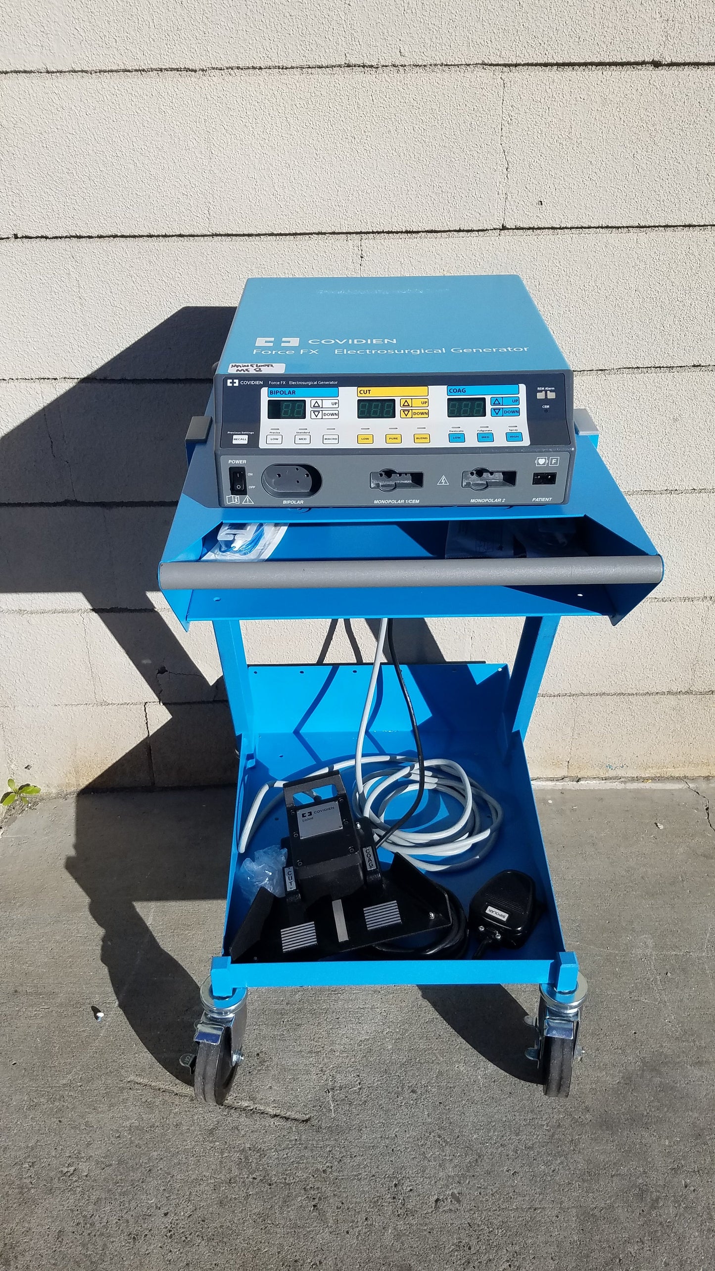 Covidien Force FX-C Electrosurgical Generator ESU With E6008 and Trolley - (ESU)