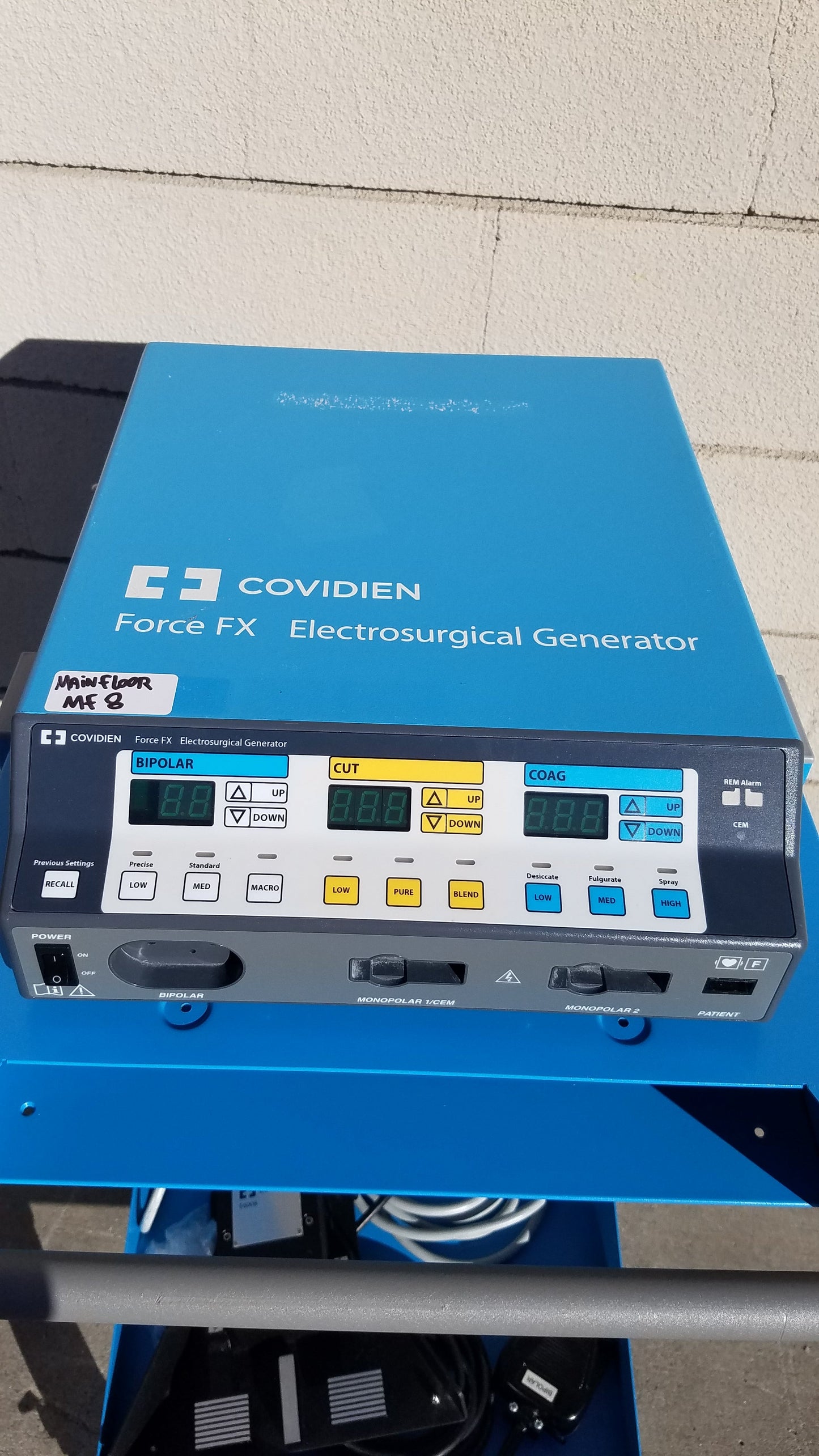 Covidien Force FX-C Electrosurgical Generator ESU With E6008 and Trolley - (ESU)