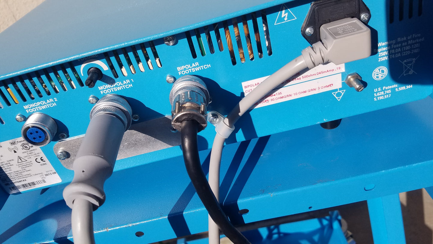 Covidien Force FX-C Electrosurgical Generator ESU with E6009 E6008 And Trolley - (ESU)