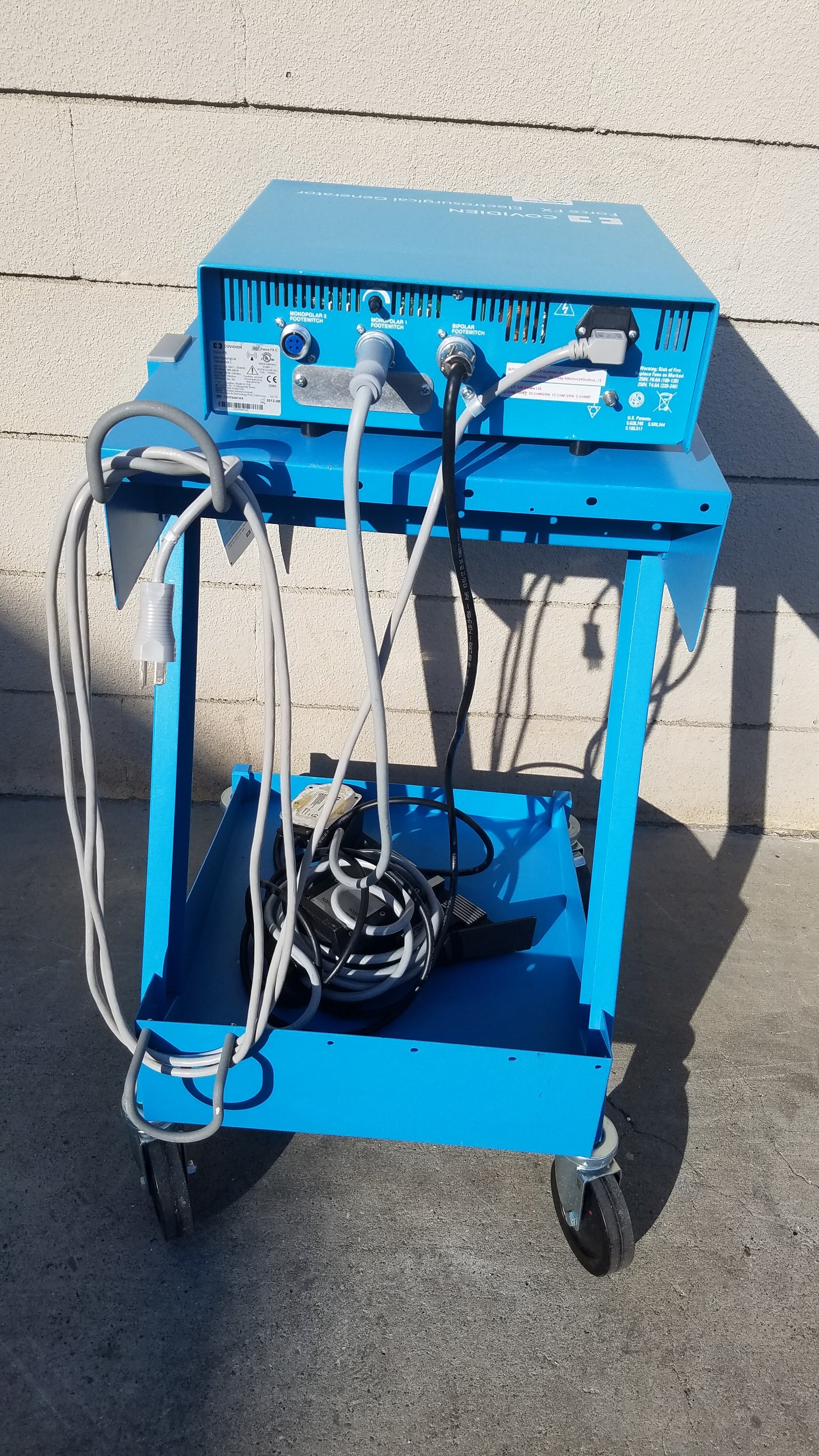 Covidien Force FX-C Electrosurgical Generator ESU with E6009 E6008 And Trolley - (ESU)