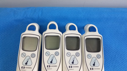 Covidien Genius 3 Tympanic Ear Thermometer with Wall Mount Base Lot of 4