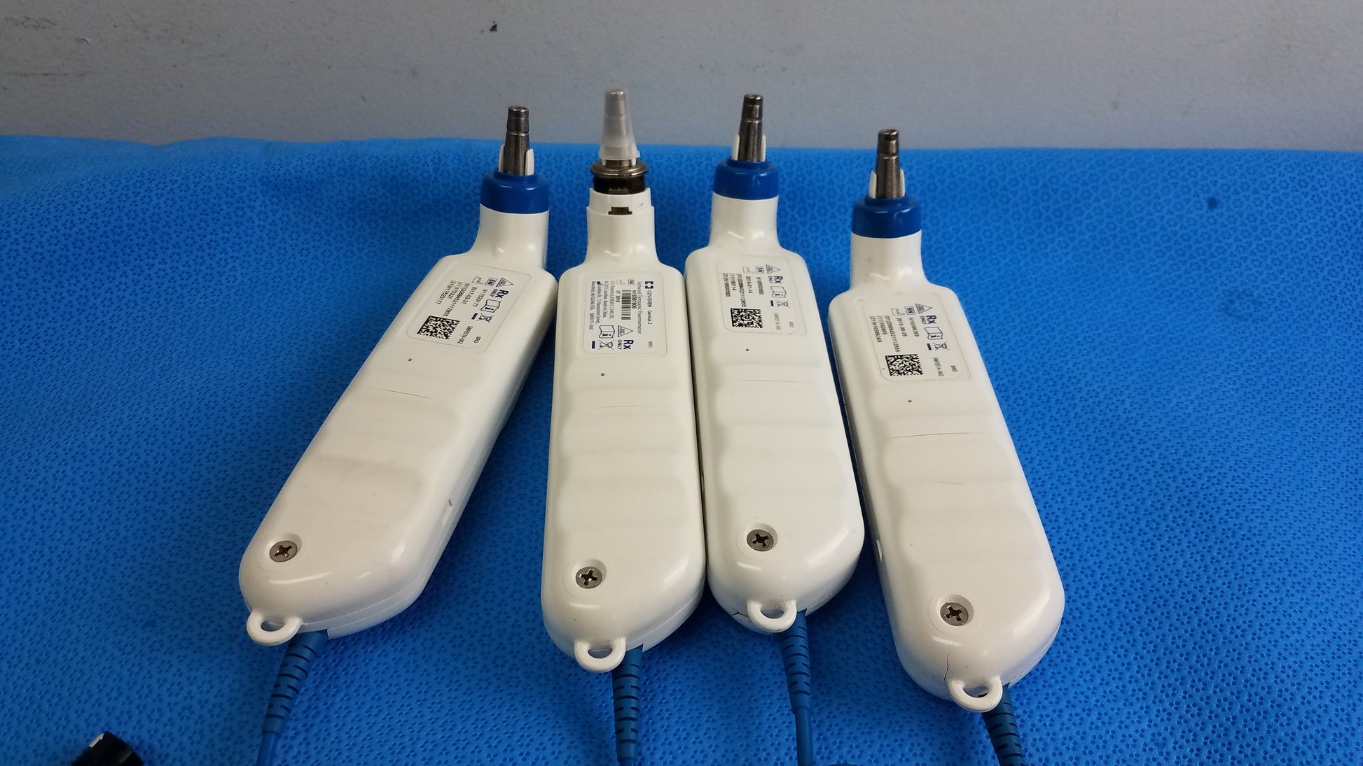 Covidien Genius 3 Tympanic Ear Thermometer with Wall Mount Base Lot of 4