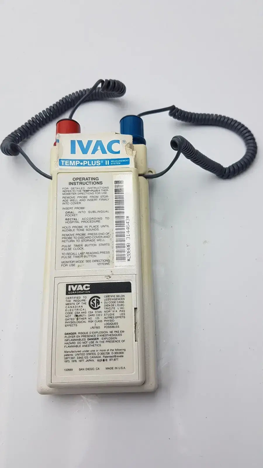 Covidien Genius 3 Tympanic Thermometer Ear Temperature Monitor SMF0611-00
