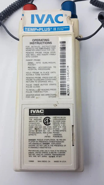 Covidien Genius 3 Tympanic Thermometer Ear Temperature Monitor SMF0611-00