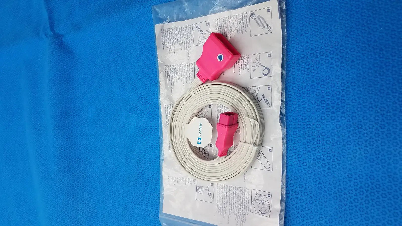 Covidien Kendall Disposable 5-Lead ECG Cable – Dual Connector 2.7m (9’)