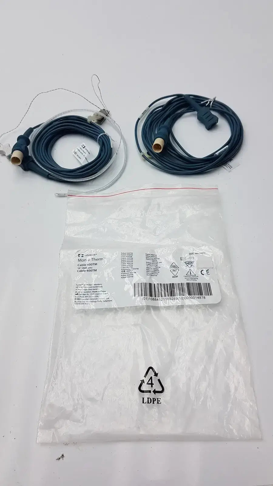 Covidien Mon-a-Therm Cable 400TM Ref 502-0410A - Temperature Monitoring